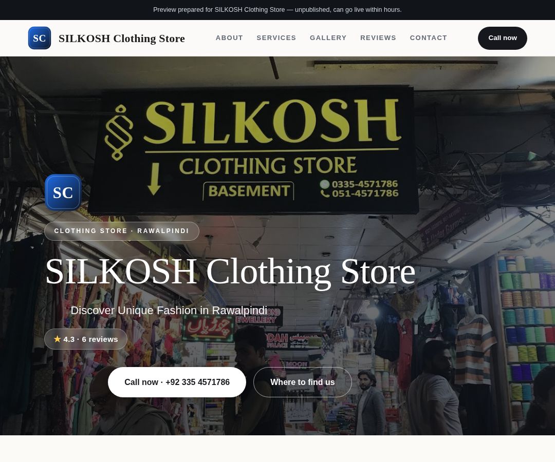 SILKOSH Clothing Store