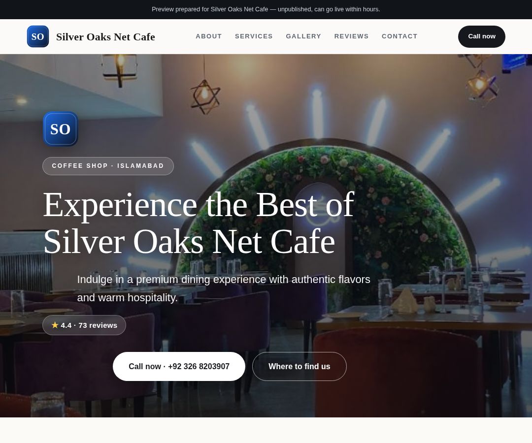 Silver Oaks Net Cafe