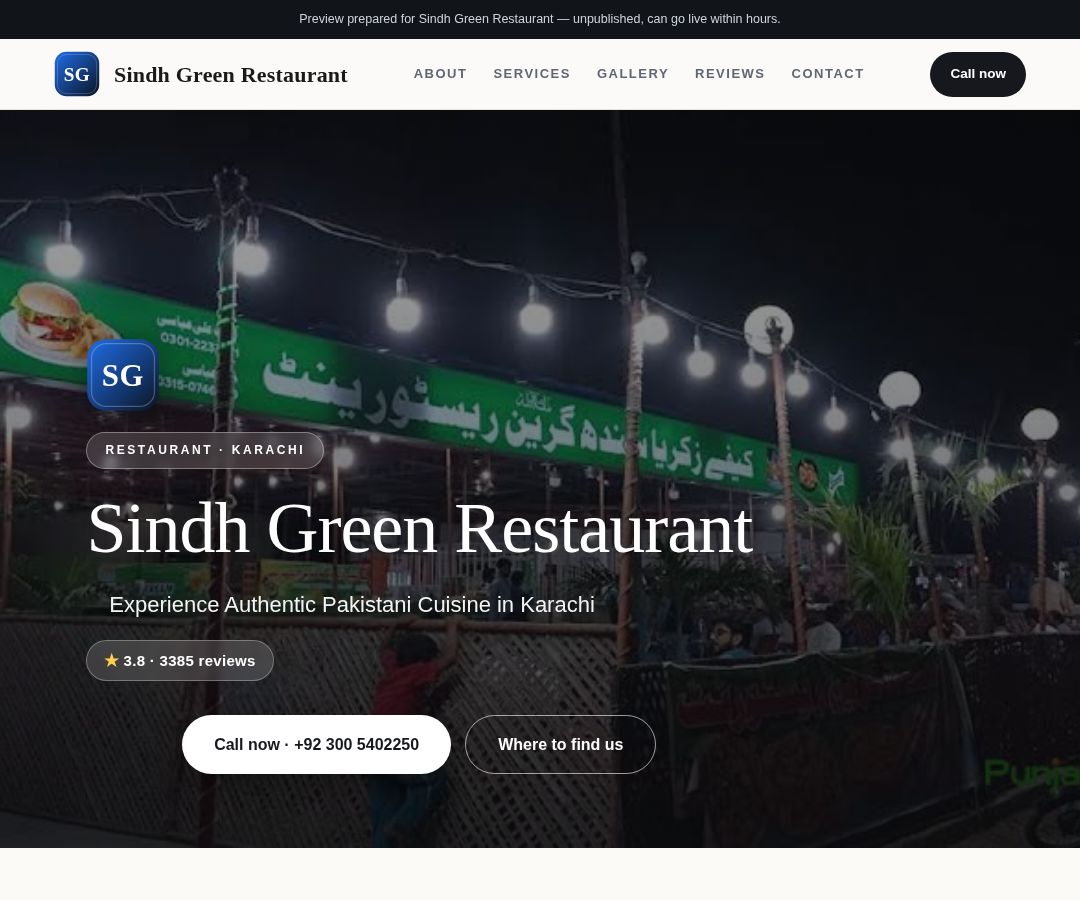 Sindh Green Restaurant