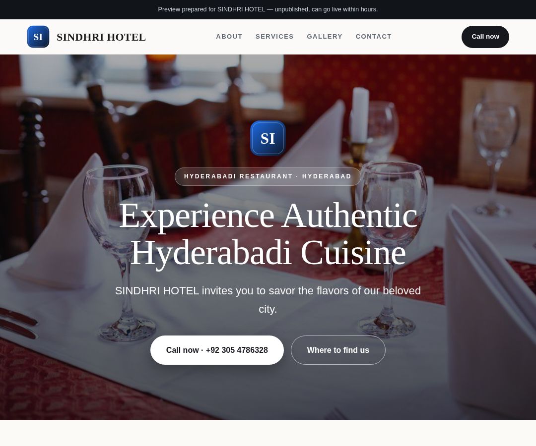 SINDHRI HOTEL