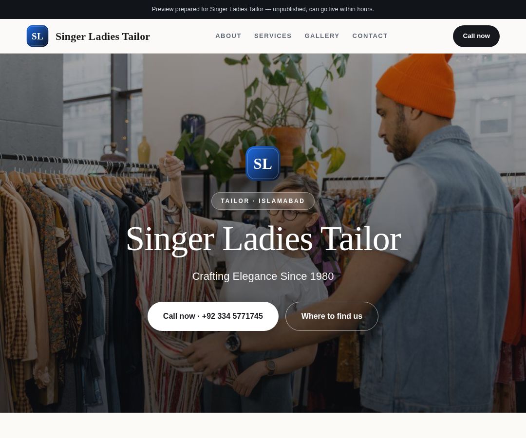 Singer Ladies Tailor