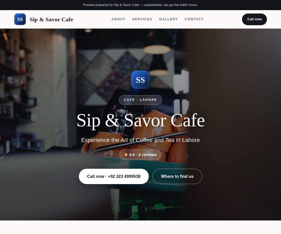 Sip & Savor Cafe
