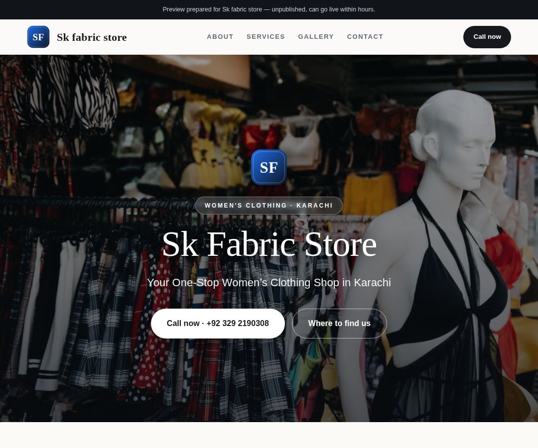 Sk fabric store