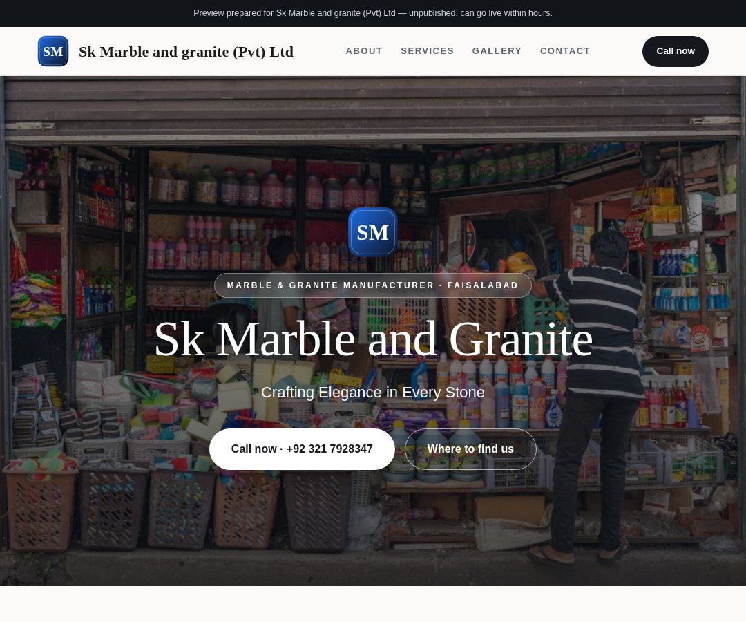Sk Marble and granite (Pvt) Ltd