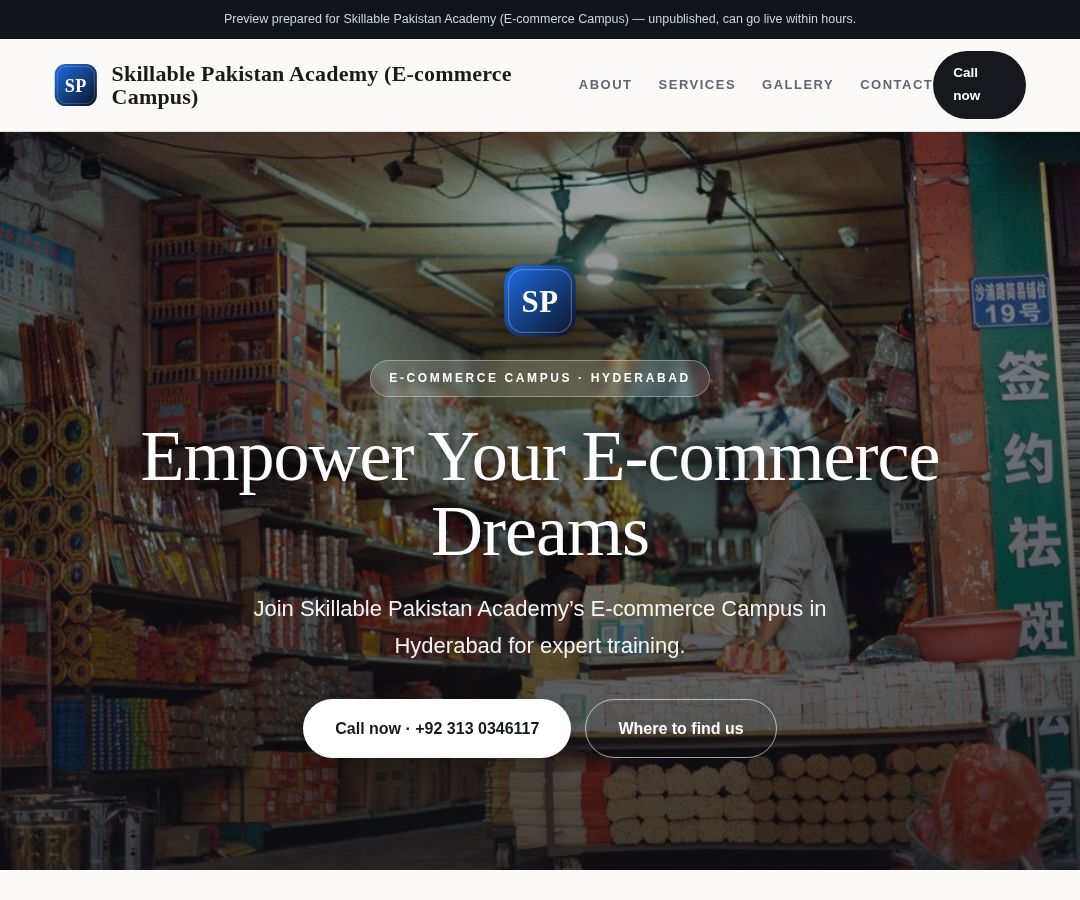 Skillable Pakistan Academy (E-commerce Campus)
