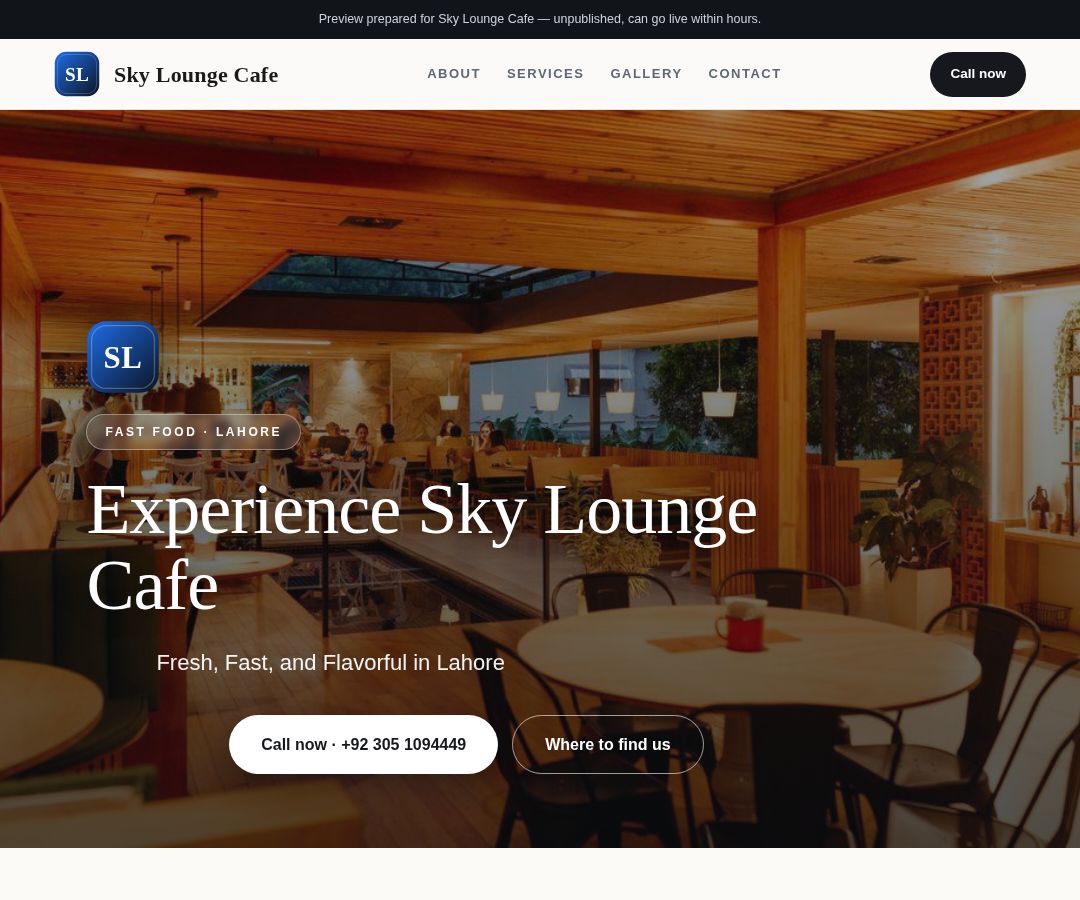 Sky Lounge Cafe