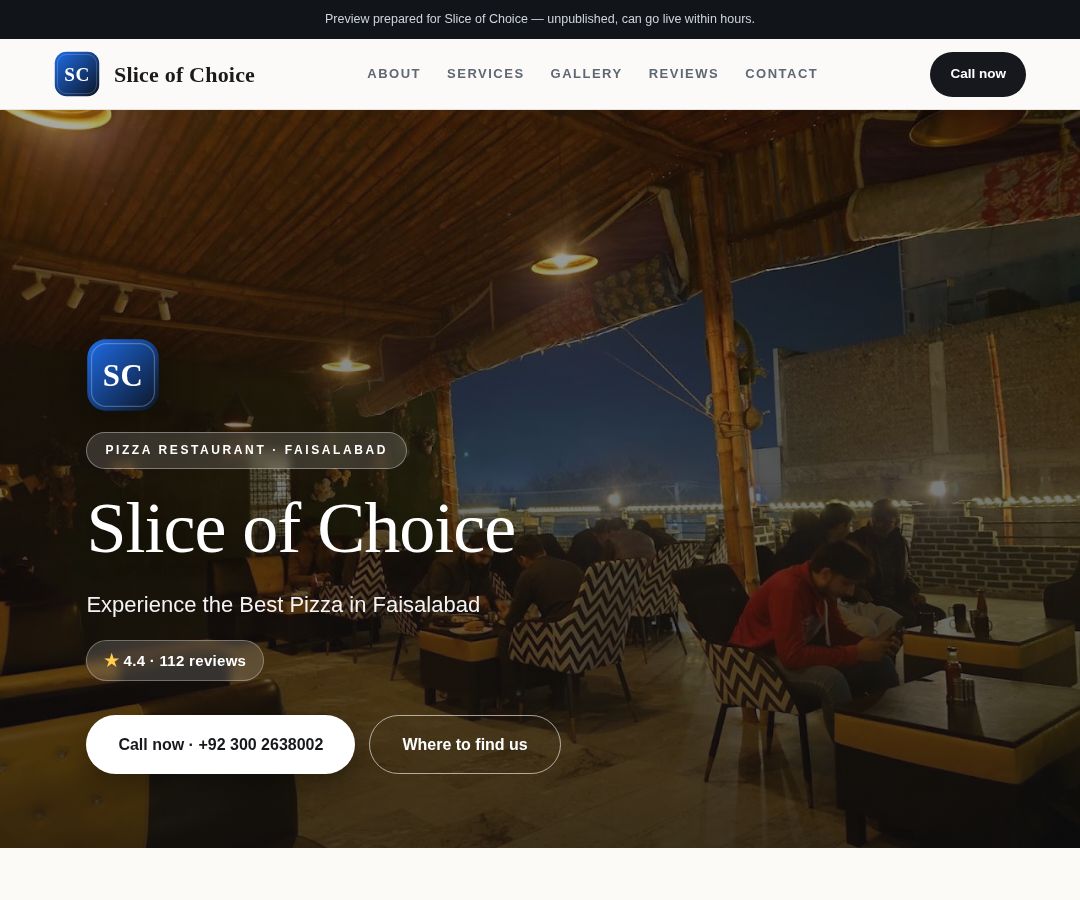 Slice of Choice