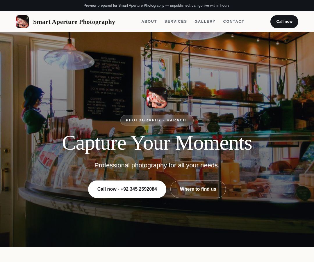 Smart Aperture Photography