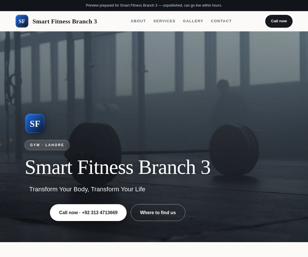 Smart Fitness Branch 3