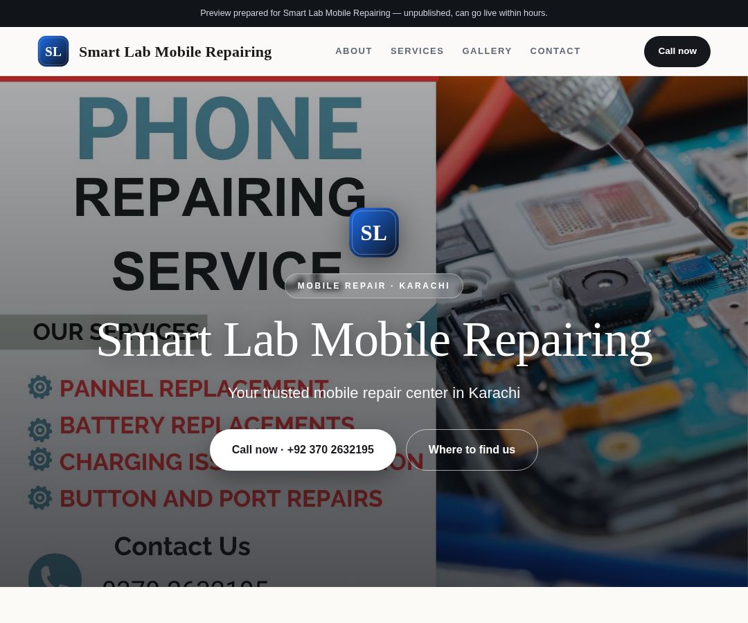 Smart Lab Mobile Repairing