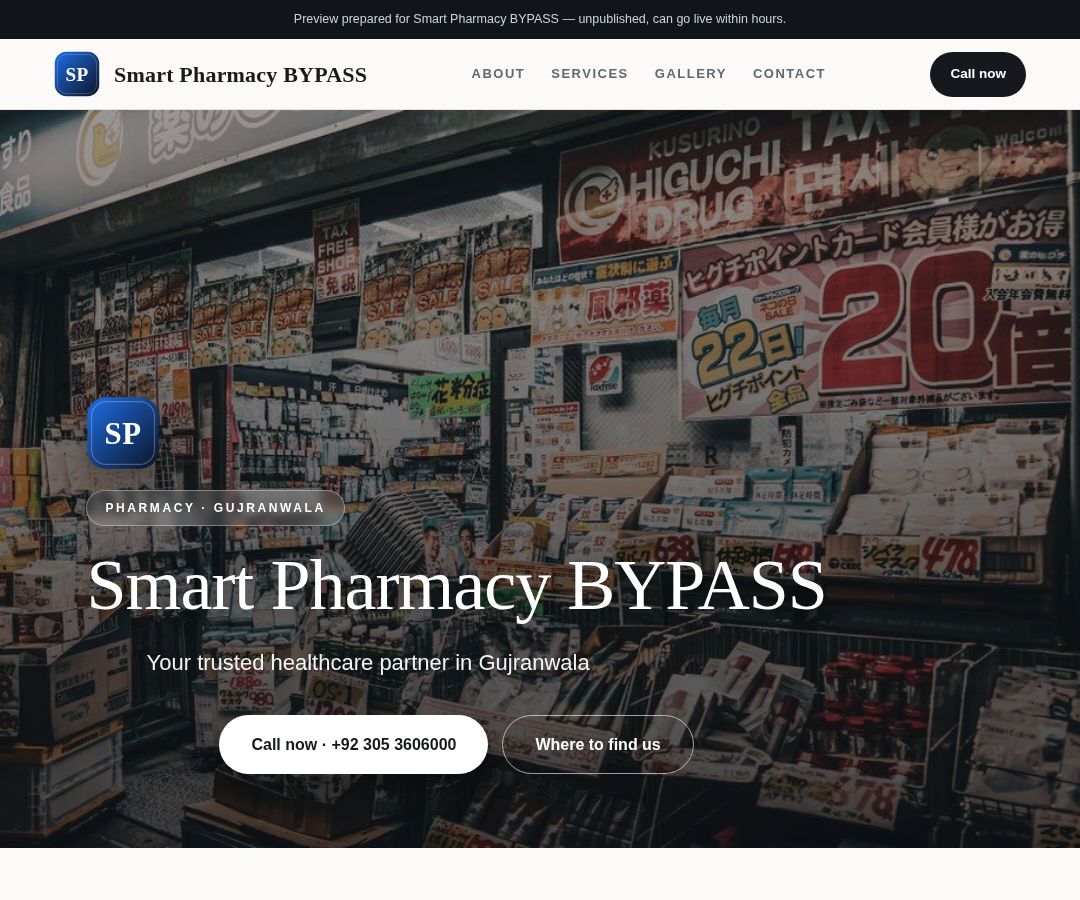 Smart Pharmacy BYPASS