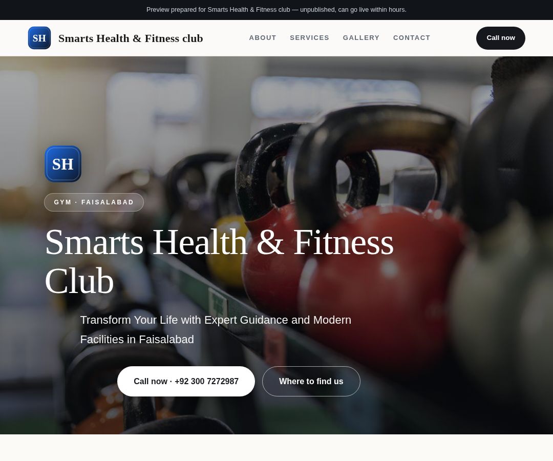 Smarts Health & Fitness club