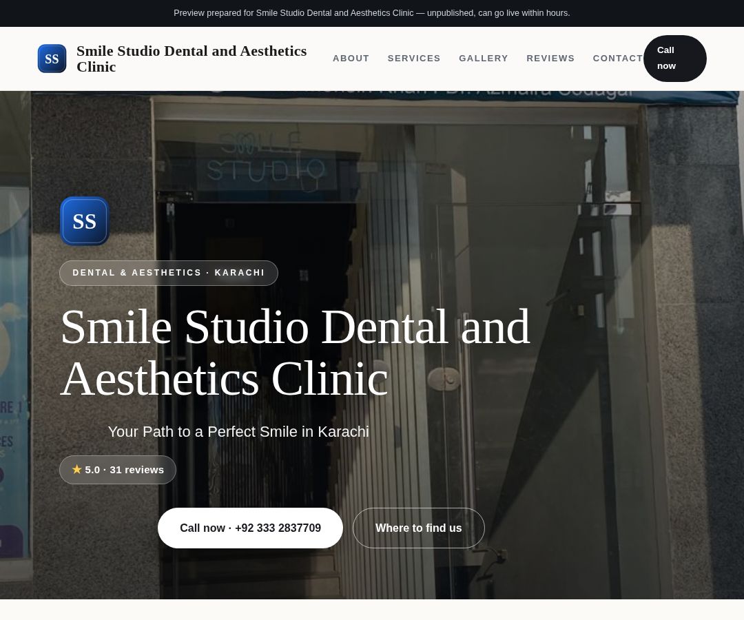 Smile Studio Dental and Aesthetics Clinic