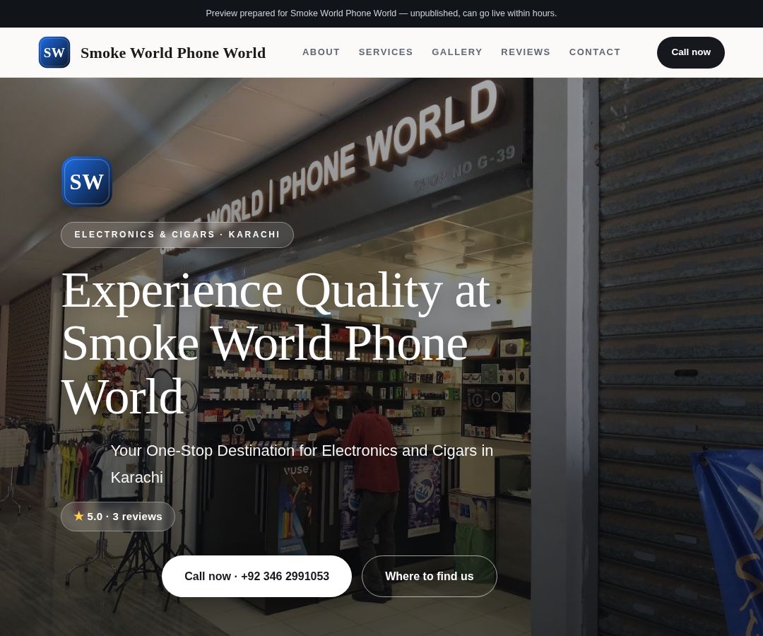 Smoke World Phone World