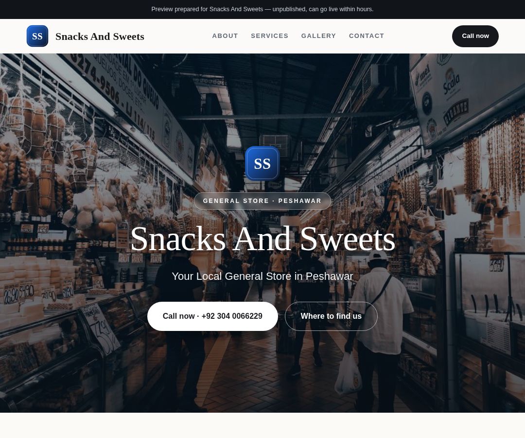 Snacks And Sweets