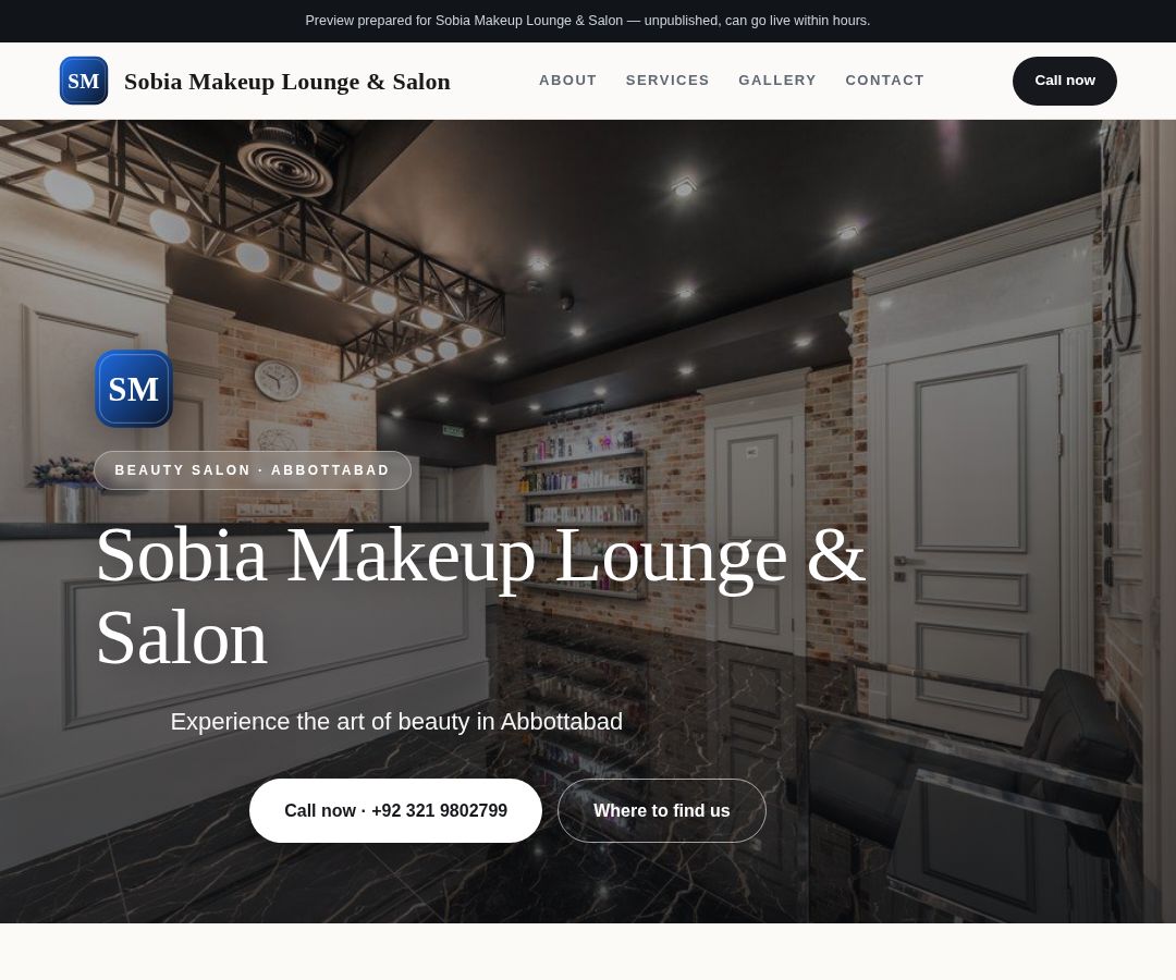 Sobia Makeup Lounge & Salon