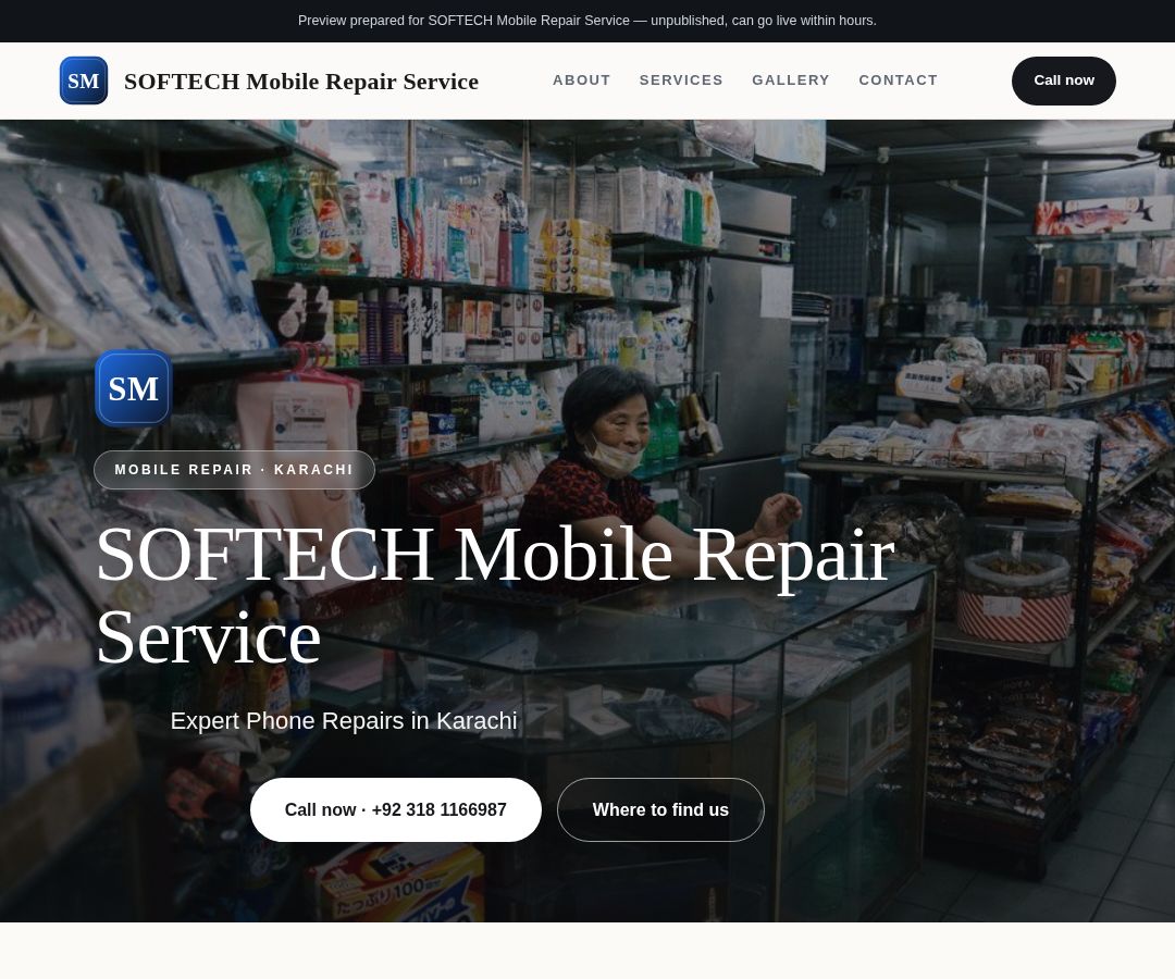 SOFTECH Mobile Repair Service