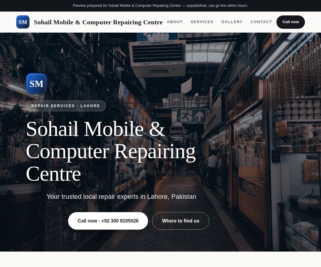 Sohail Mobile & Computer Repairing Centre