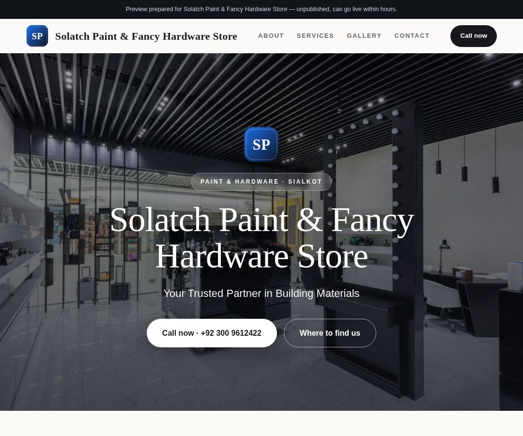 Solatch Paint & Fancy Hardware Store