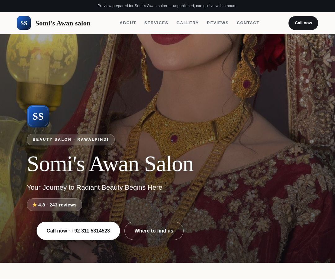 Somi's Awan salon