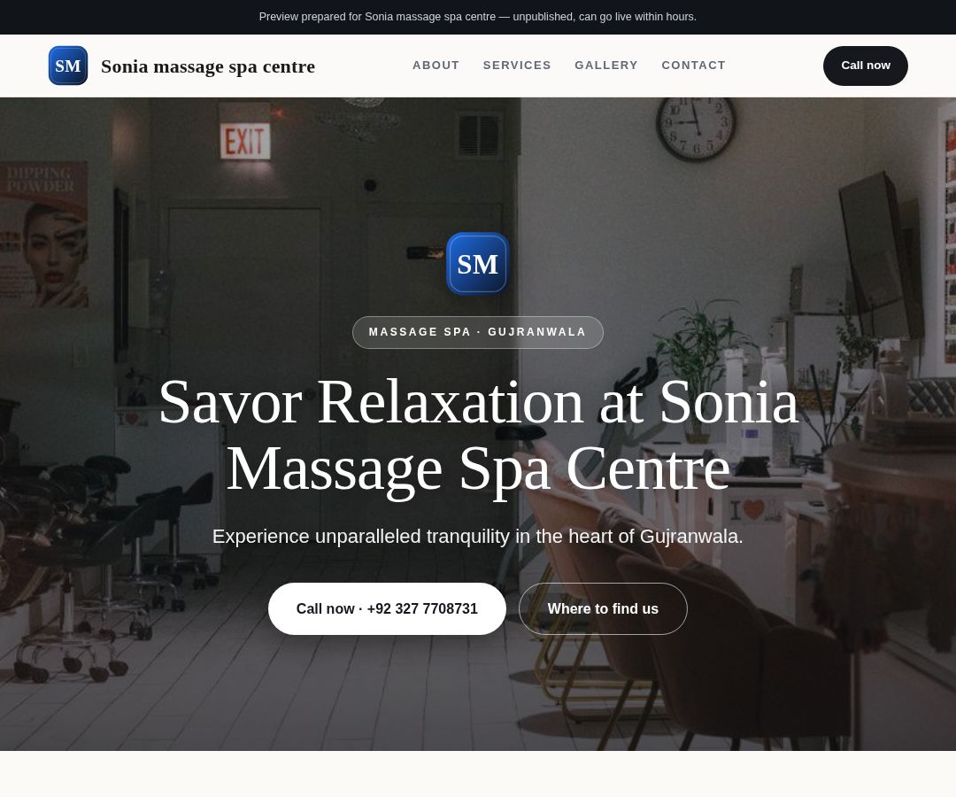 Sonia massage spa centre