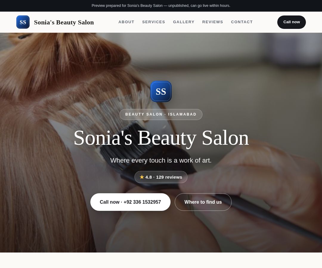 Sonia's Beauty Salon