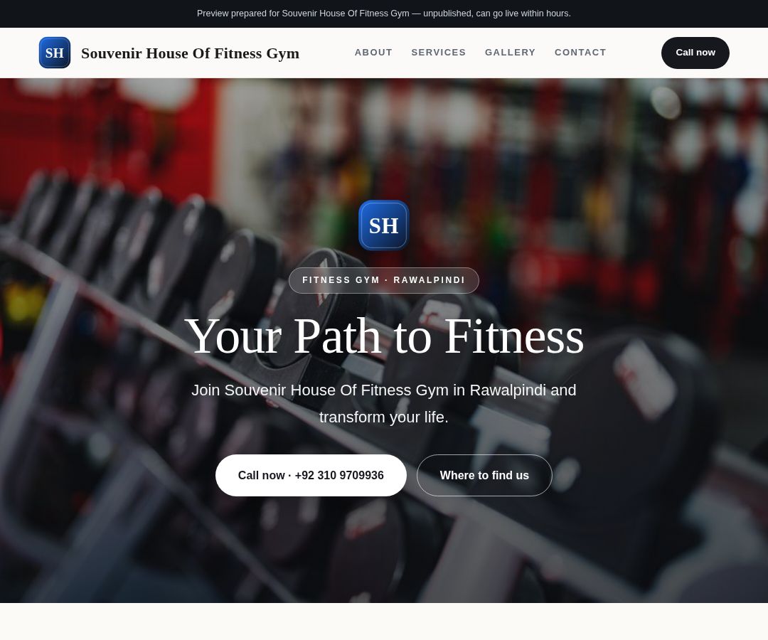 Souvenir House Of Fitness Gym