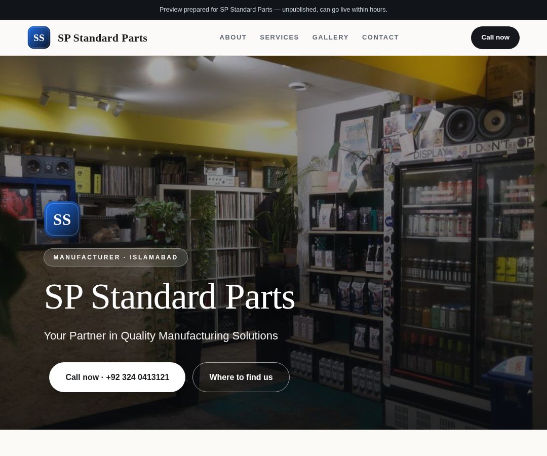 SP Standard Parts