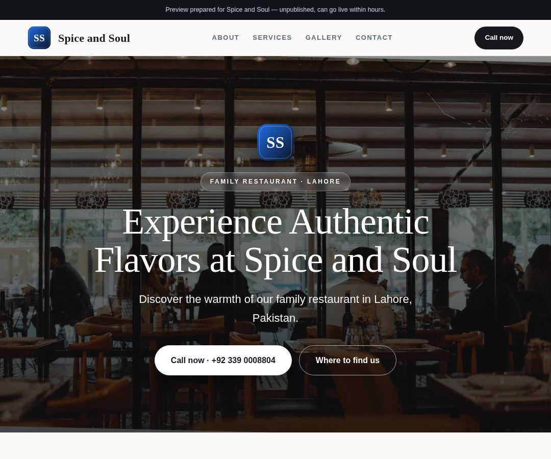Spice and Soul