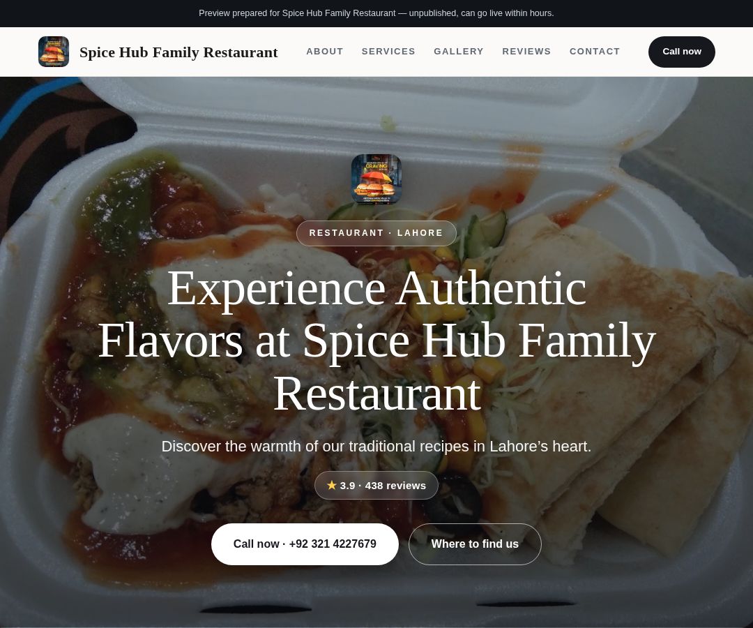 Spice Hub Family Restaurant