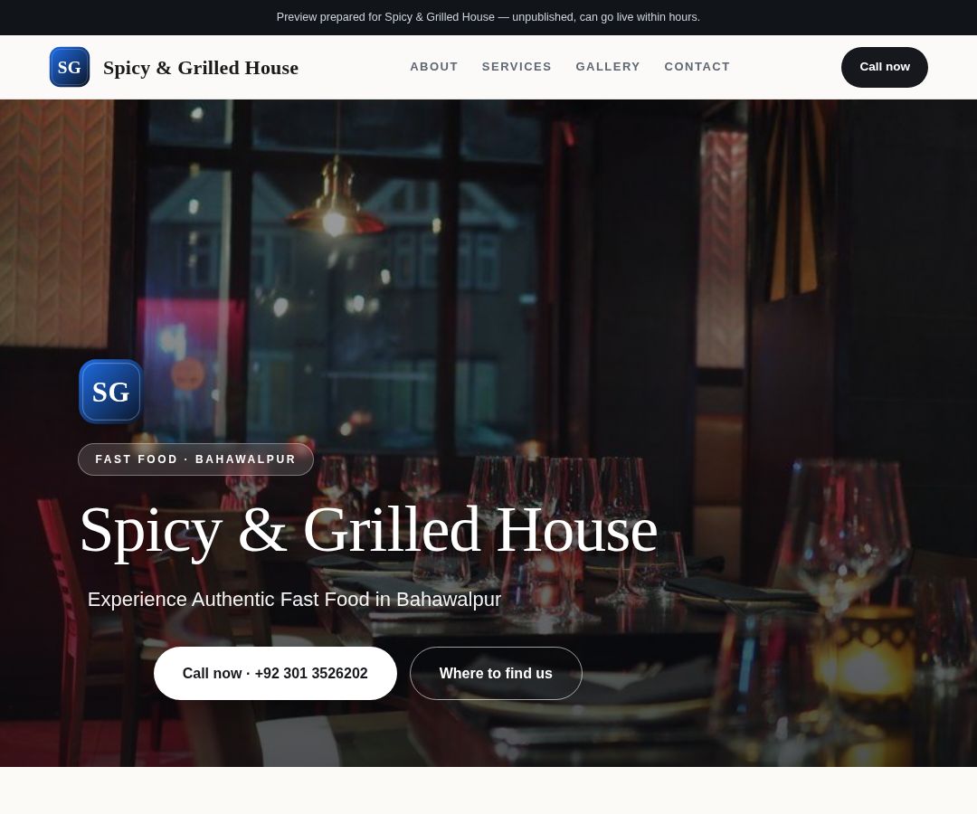 Spicy & Grilled House