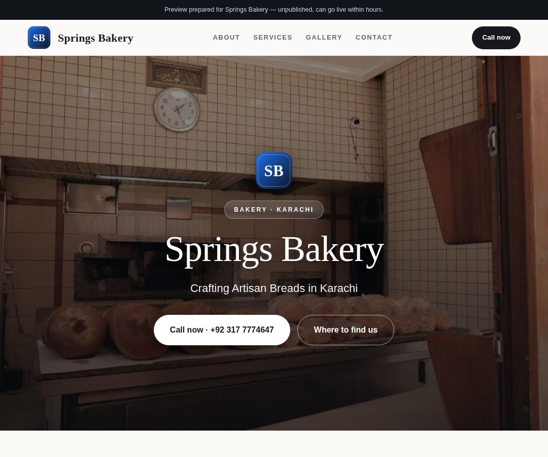 Springs Bakery