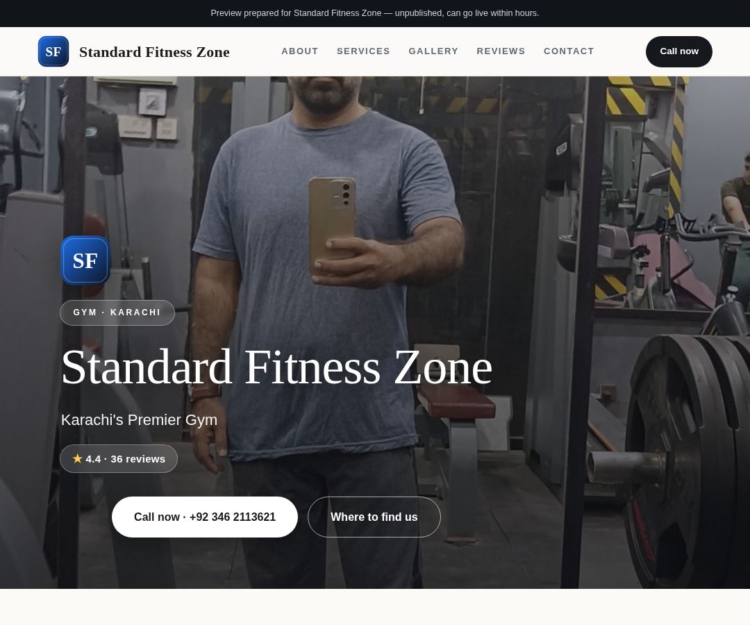 Standard Fitness Zone