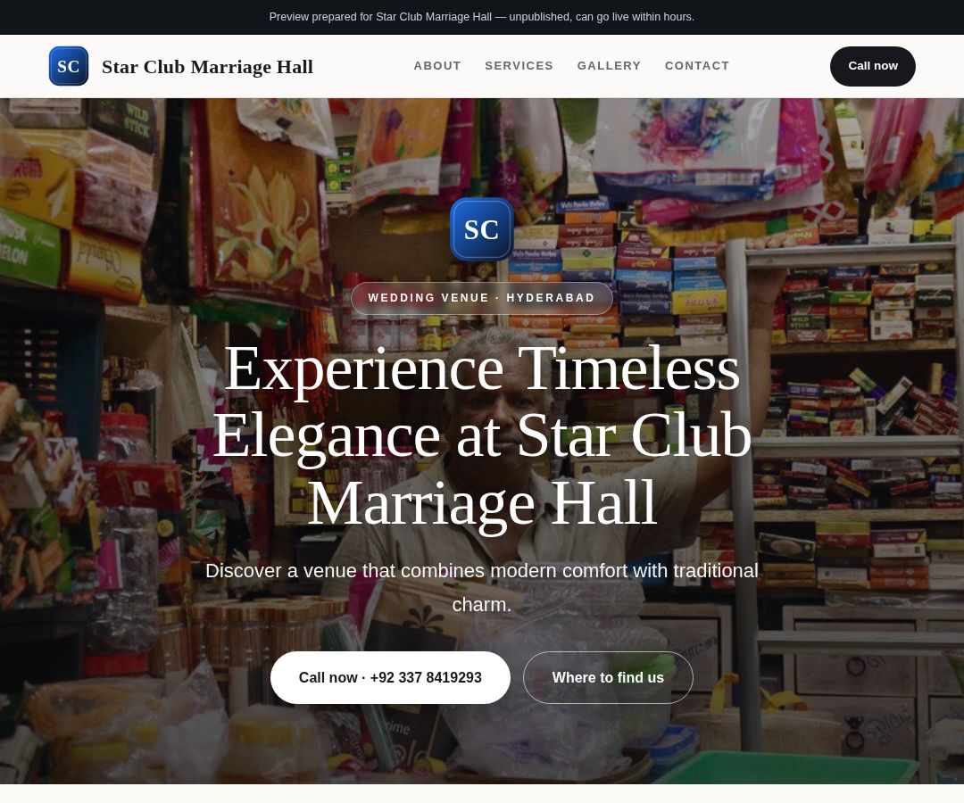 Star Club Marriage Hall