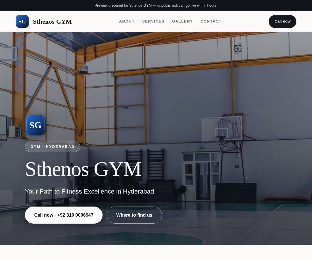 Sthenos GYM
