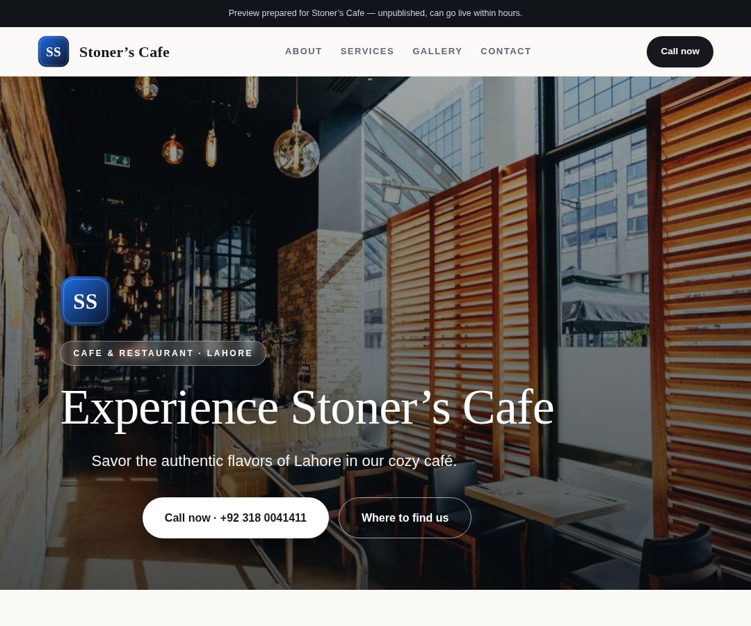 Stoner’s Cafe