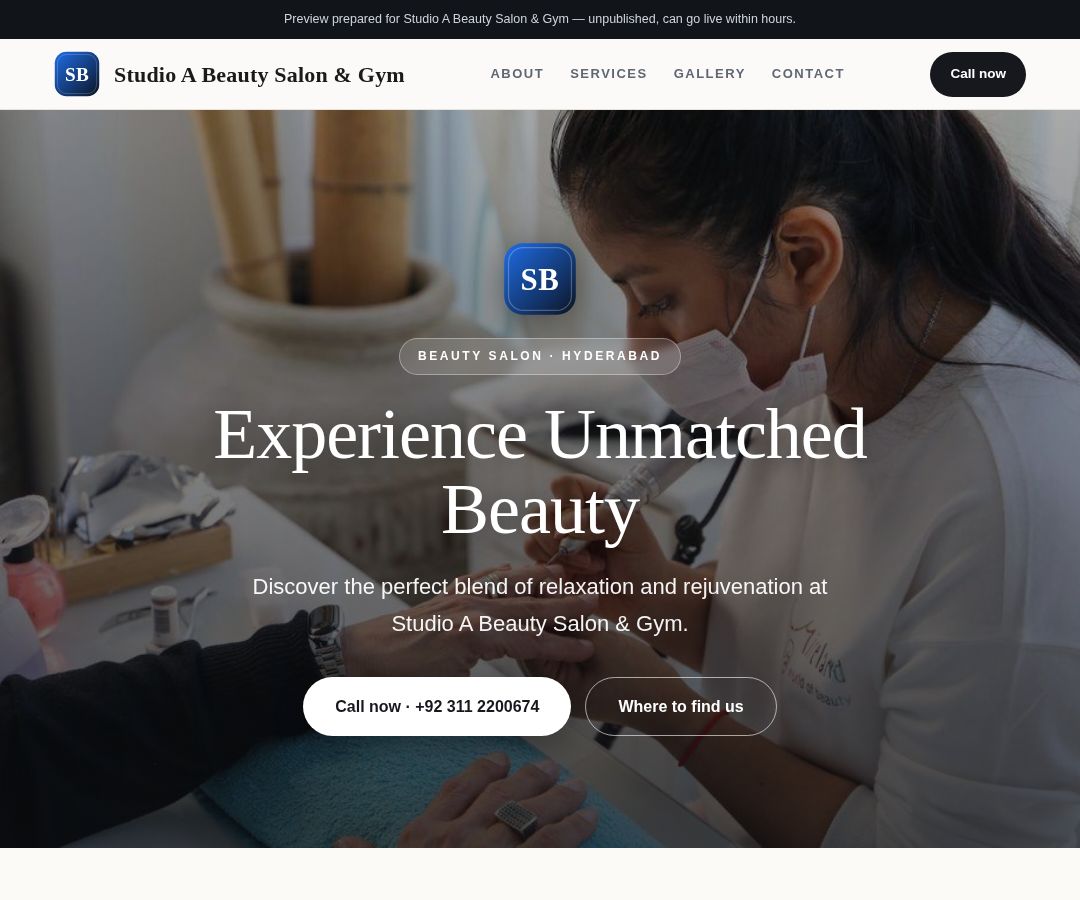 Studio A Beauty Salon & Gym