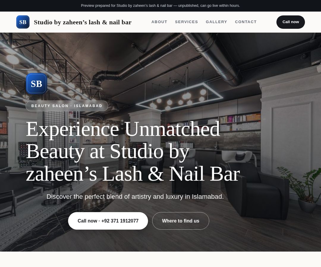 Studio by zaheen’s lash & nail bar