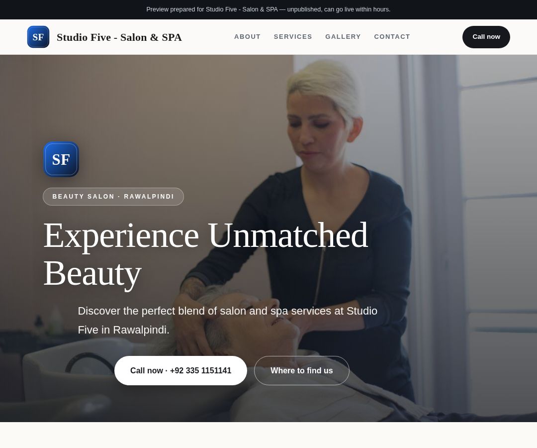 Studio Five - Salon & SPA