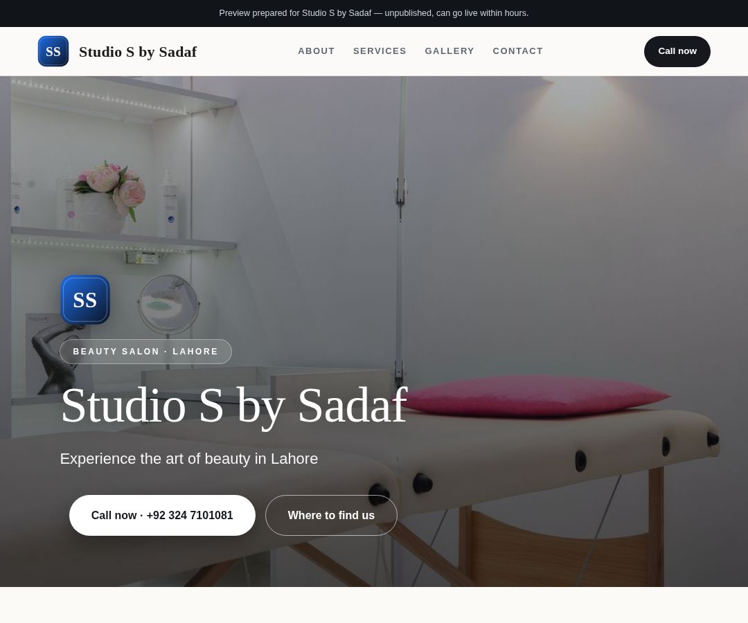 Studio S by Sadaf