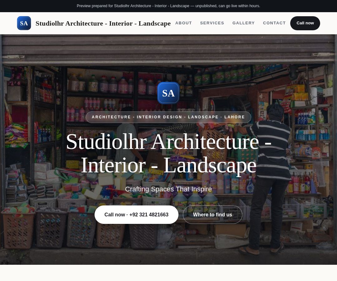Studiolhr Architecture - Interior - Landscape