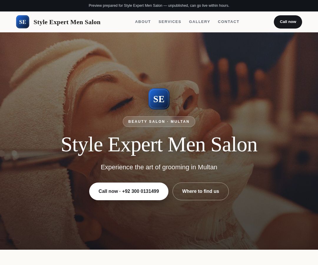 Style Expert Men Salon