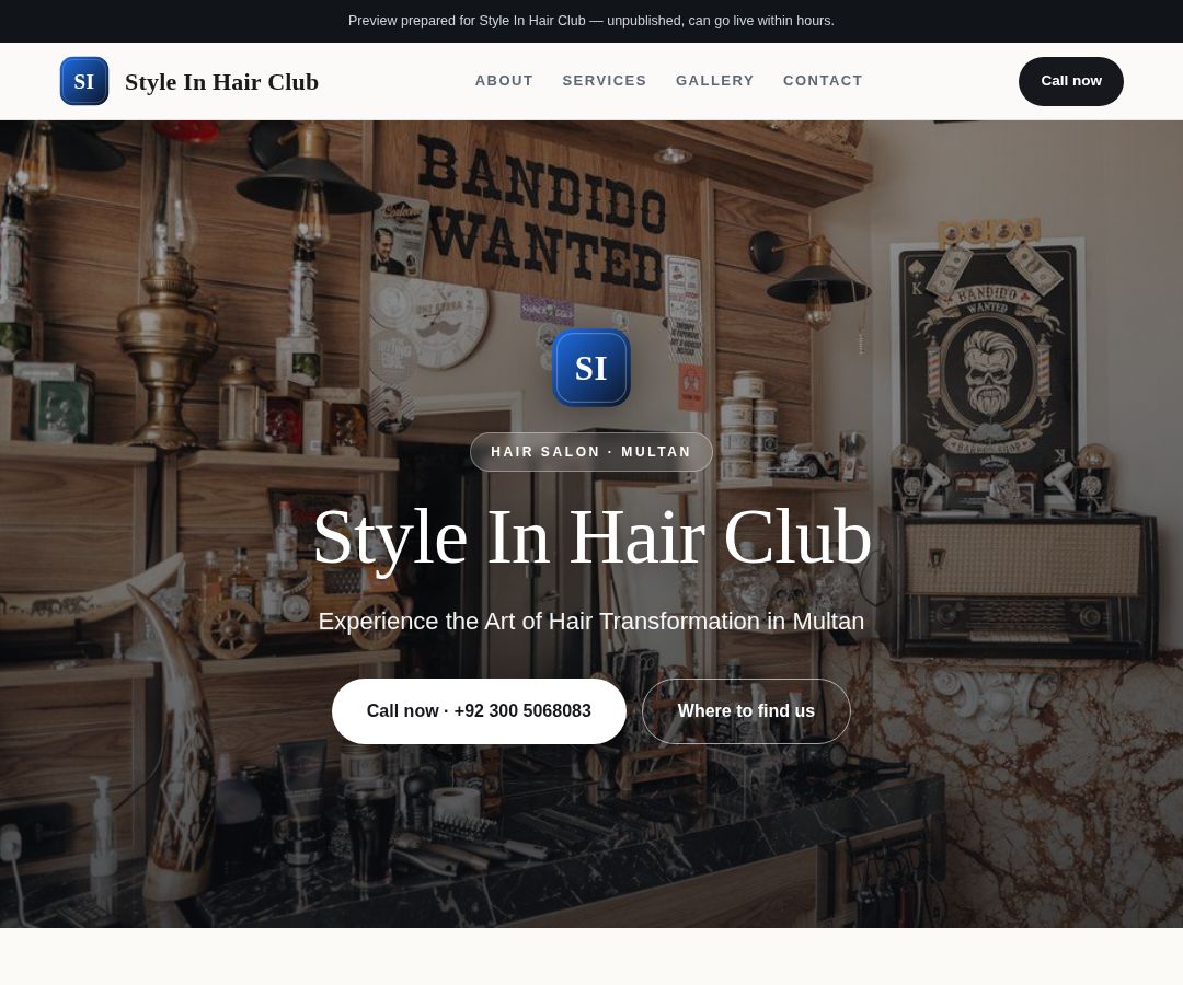 Style In Hair Club