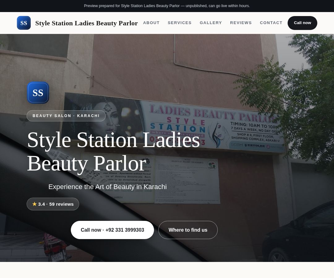 Style Station Ladies Beauty Parlor
