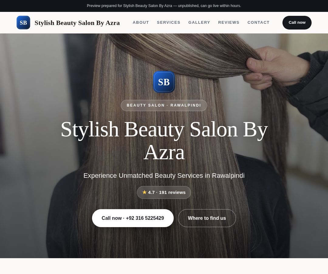 Stylish Beauty Salon By Azra