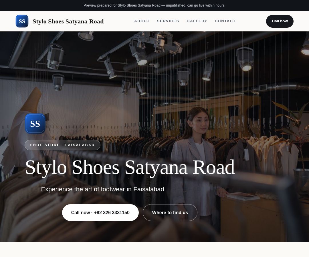 Stylo Shoes Satyana Road