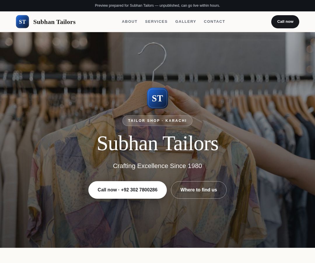 Subhan Tailors