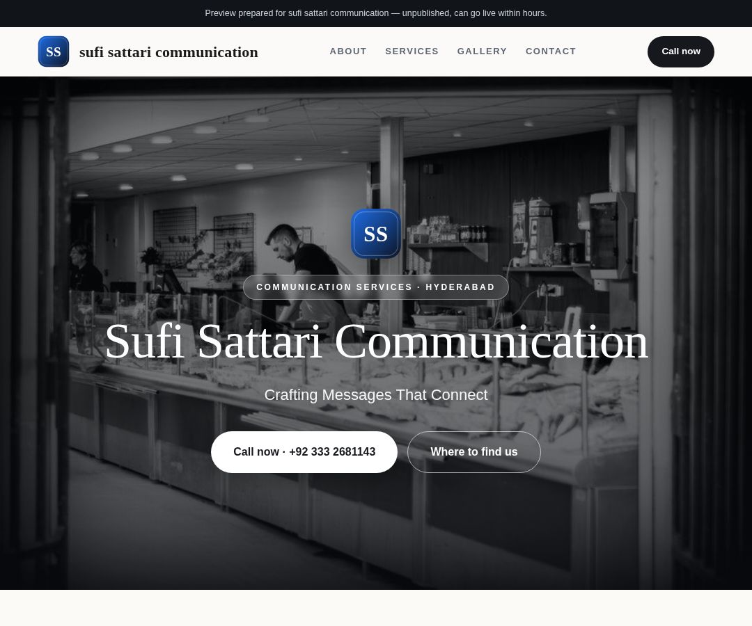 sufi sattari communication