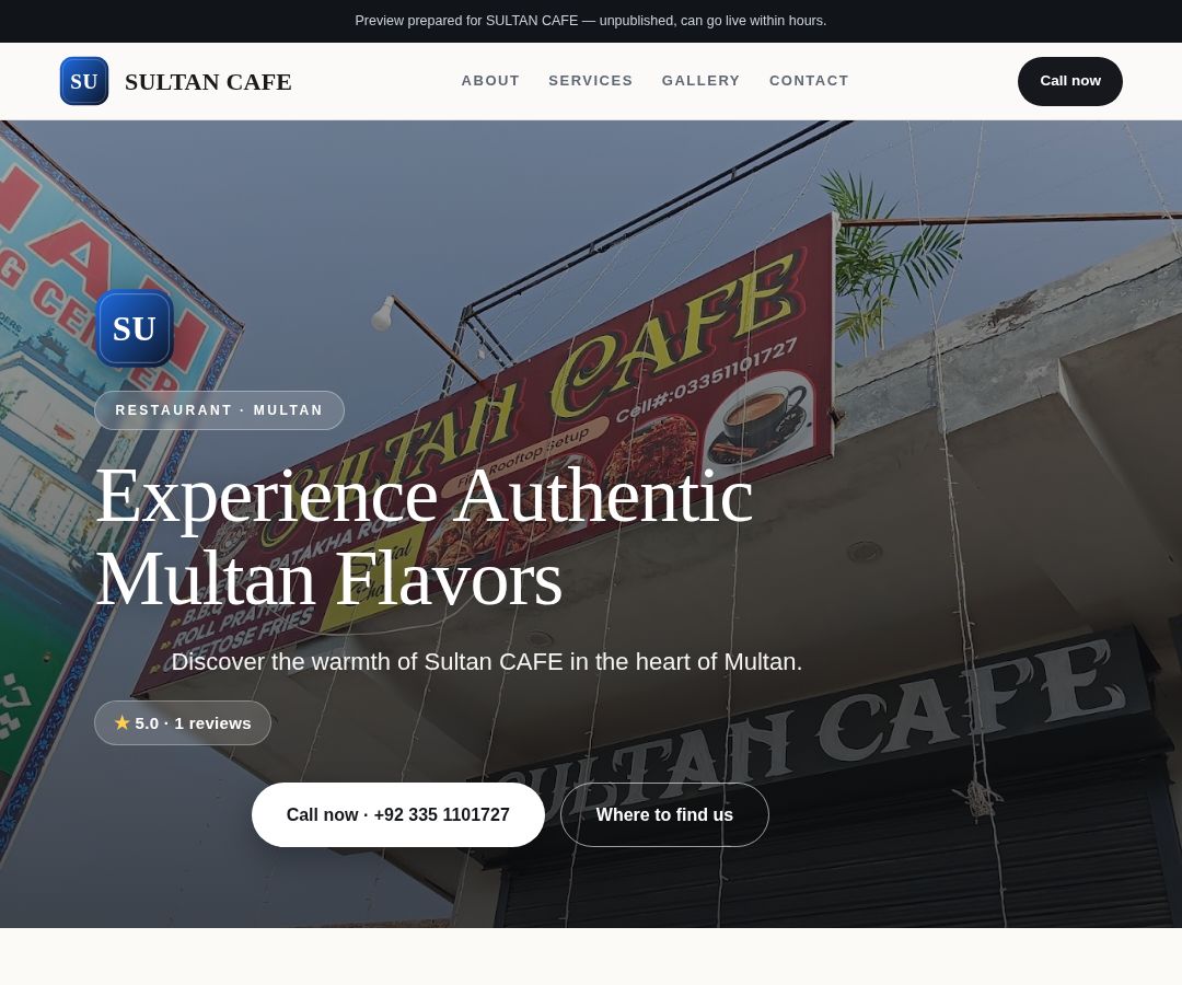 SULTAN CAFE