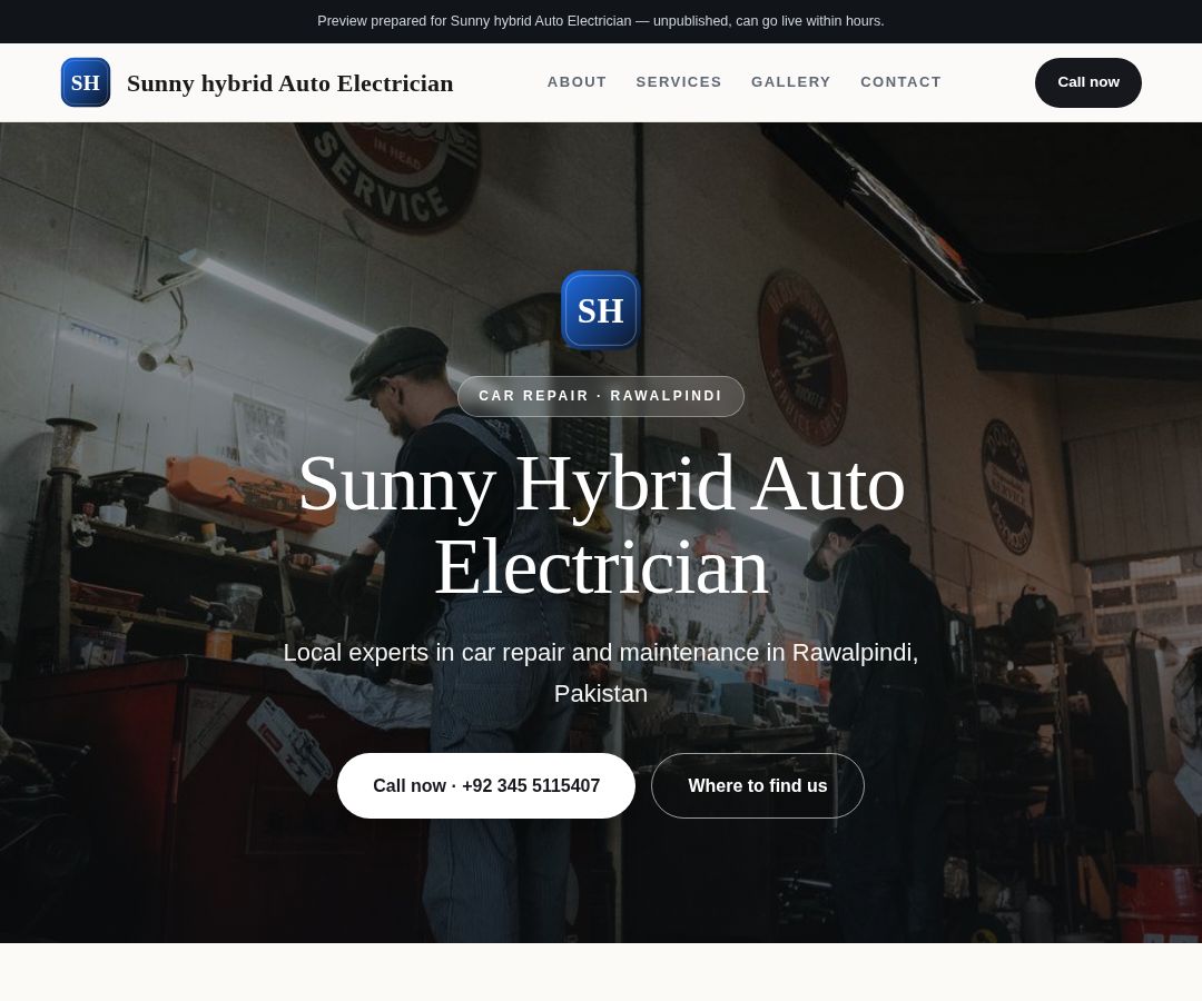 Sunny hybrid Auto Electrician